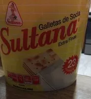 Mängden socker i Sultana galletas de soda