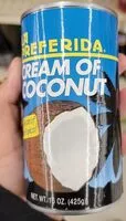 Mängden socker i Cream of coconut