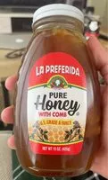 Mängden socker i Pure Honey With Comb U.S Grade A Fancy