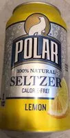 Mängden socker i Polar lemon seltzer