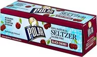 Mängden socker i Polar seltzer black cherry