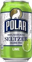 Mängden socker i Polar seltzer lime