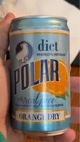 Mängden socker i Diet polar orange dry