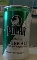 Mängden socker i Polar premimum ginger ale