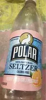 Mängden socker i Polar Seltzer Ruby red grapefruit