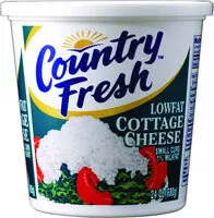 Mängden socker i Lowfat Cottage Cheese