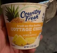Mängden socker i Cottage cheese and pineapple