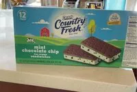 Mängden socker i Mint chocolate chip ice cream sandwiches