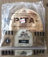 Mängden socker i Pita plain