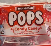 Mängden socker i Tootsie pops candy cane