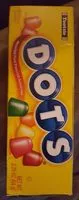 Mängden socker i Tootsie, dots, gumdrops candies