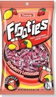 Mängden socker i Strawberry lemonade frooties chewy candy piece count