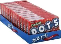 Mängden socker i Christmas Dots Gumdrops, Cherry, Lime & Vanilla