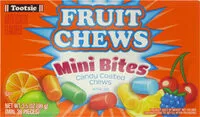 Mängden socker i Tootsie fruit chews mini bites candy coated chews
