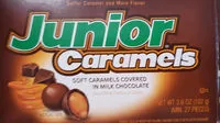 Socker och näringsämnen i Junior caramels