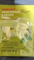 Mängden socker i Vegan Spinach Cashew Ravioli