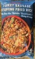 Mängden socker i Turkey sausage stuffing fried rice