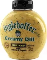 Mängden socker i Creamy dill mustard with lemon capers