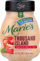 Mängden socker i Thousand Island Dressing + Dip