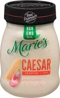 Mängden socker i Caesar dressing + dip