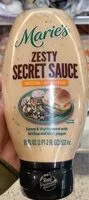 Mängden socker i Zesty secret sauce