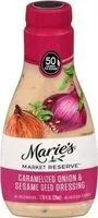 Mängden socker i Market reserve caramelized onion & sesame seed dressing