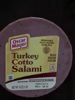 Mängden socker i Turkey cotto salami