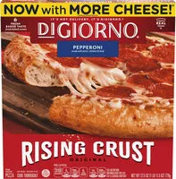 Mängden socker i Rising crust pepperoni frozen pizza