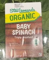 Mängden socker i stew leonards organic baby spinach