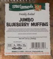 Mängden socker i Blueberry muffins