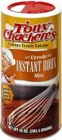 Mängden socker i Creole instant roux mix