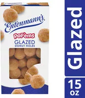 Mängden socker i Entenmann's pop'ems glazed donut holes