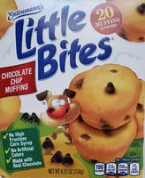 Mängden socker i Little bites chocolate chip muffins