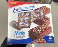 Mängden socker i Mini sprinkled iced brownies