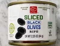 Mängden socker i Sliced Ripe Olives