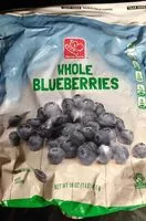 Mängden socker i Whole blueberries