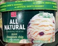 Mängden socker i All Natural Mint Chocolate Chip Ice Cream