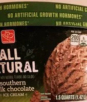 Mängden socker i All Natural Southern Milk Chocolate Ice Cream