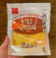 Mängden socker i mild cheddar shredded cheese