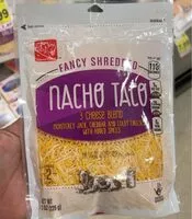 Mängden socker i Fancy shredded Nacho taco 3 Chesse Blend