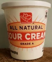 Mängden socker i All Natural Sour Cream Grade A