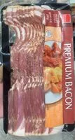 Mängden socker i Premium bacon naturally hickory smoked
