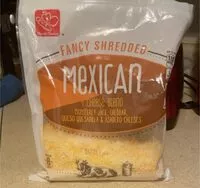 Mängden socker i Fancy shredded mexican four cheese blend