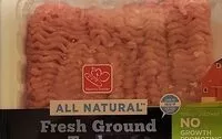 Mängden socker i All natural fresh ground turkey
