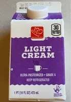 Mängden socker i Light Cream
