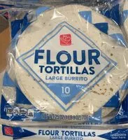 Mängden socker i Flour large burrito tortillas