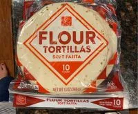 Mängden socker i Soft fajita flour tortillas