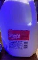 Mängden socker i Whole milk