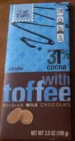 Mängden socker i Belgian Milk Chocolate with Toffee