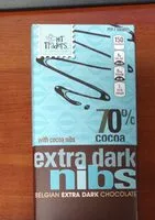 Mängden socker i Belgian Dark Chocolate with cocoa nibs